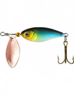 Lingurita Rotativa EnergoTeam Wizard Chub Spinner, Albastru, 4cm, 8g