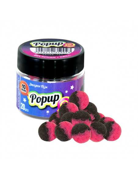 Method Pop-Up Bicolor Benzar Mix, Belachan Krill, 10mm, 20buc/borcan
