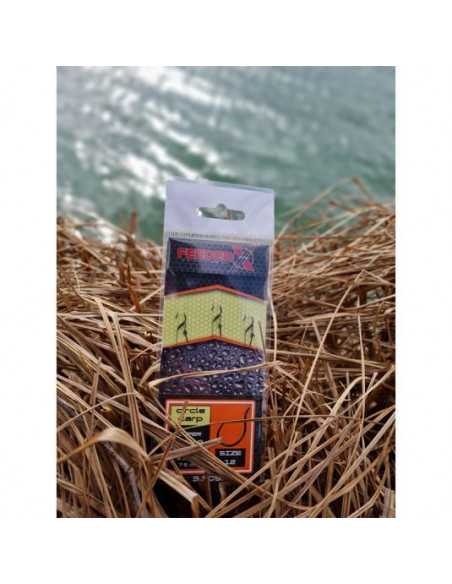 Carlige legate FeederX Circle Carp, 3buc/plic Carlige legate FeederX Circle Carp, 3buc/plic