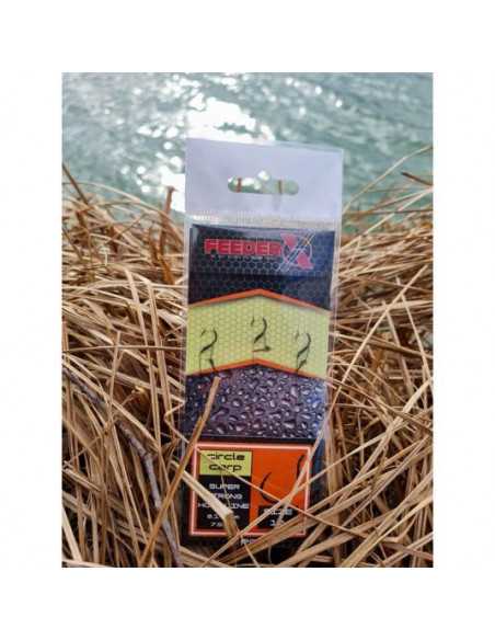 Carlige legate FeederX Circle Carp, 3buc/plic Carlige legate FeederX Circle Carp, 3buc/plic