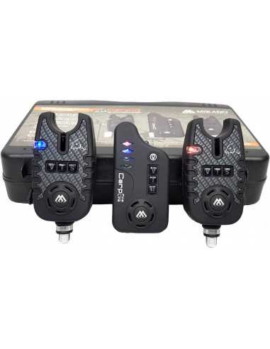 Set 2 Avertizori + Statie Mikado Bait Indicator Carp