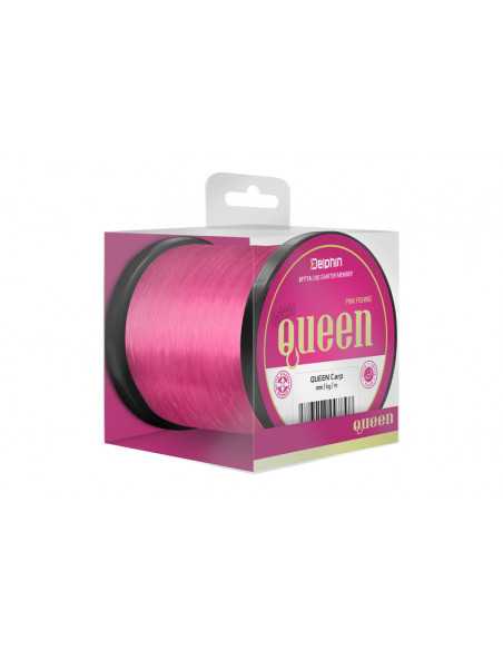 Fir Monofilament Delphin QUEEN Carp, Roz, 1200m Fir Monofilament Delphin QUEEN Carp, Roz, 1200m