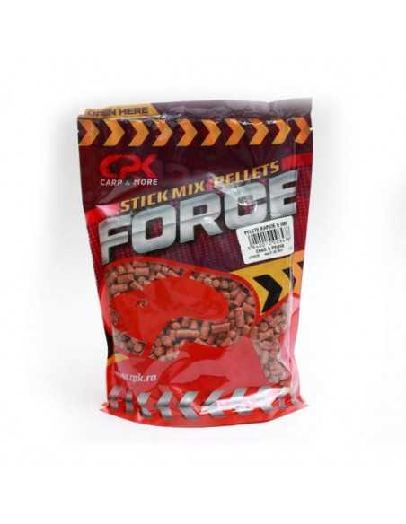 Pelete CPK Stick Mix Pellets Force, Crab & Pruna, 6mm, 800g Pelete CPK Stick Mix Pellets Force, Crab & Pruna, 6mm, 800g