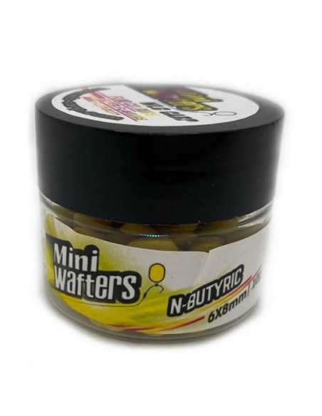 Wafters WLC Carp Mini Wafters, N-Butyric, 6x8mm, 10g Wafters WLC Carp Mini Wafters, N-Butyric, 6x8mm, 10g