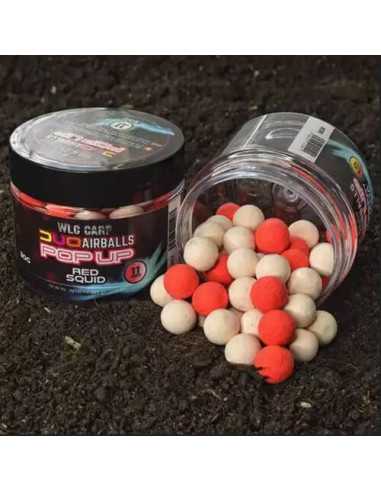 Pop-Up WLC Carp Duo Airballs, Red Squid, 14mm, 30g