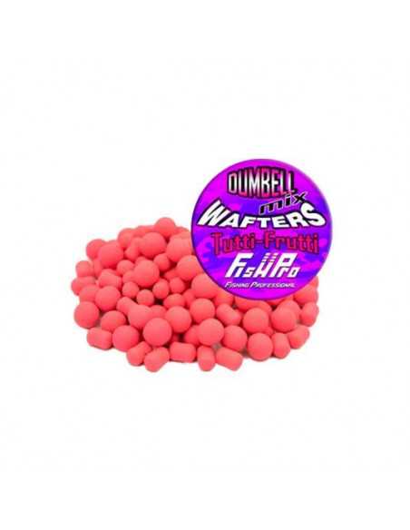 Wafters Fish Pro Dumbells, Tutti-Frutti, 6-10mm, 40g Wafters Fish Pro Dumbells, Tutti-Frutti, 6-10mm, 40g