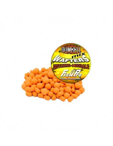 Wafters Fish Pro Dumbells, Usturoi-Migdale, 6-10mm, 40g Wafters Fish Pro Dumbells, Usturoi-Migdale, 6-10mm, 40g