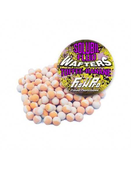 Wafters Fish Pro Solubil Fluo, Toffee Banane, 8mm, 40g Wafters Fish Pro Solubil Fluo, Toffee Banane, 8mm, 40g