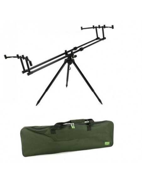 Rod pod Carp Pro Black Curved, 3 posturi Rod pod Carp Pro Black Curved, 3 posturi