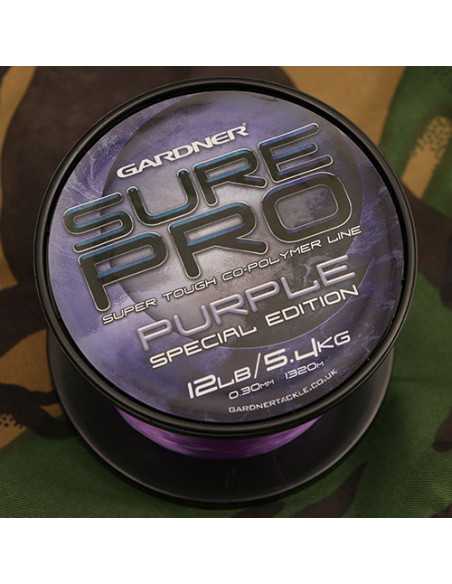 Fir Monofilament Gardner Sure Pro Special E. Purple, 0.28mm, 4.5kg, 1540m Fir Monofilament Gardner Sure Pro Special E. Purple, 0.28mm, 4.5kg, 1540m