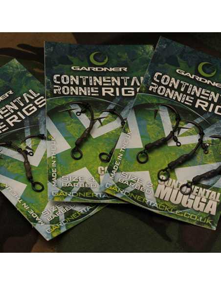 Montura Gardner Continental Ronnie Rig Barbed, 3buc/plic Montura Gardner Continental Ronnie Rig Barbed, 3buc/plic