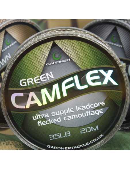 Fir Leadcore Gardner CamFlex, Green, 35lb, 20m Fir Leadcore Gardner CamFlex, Green, 35lb, 20m