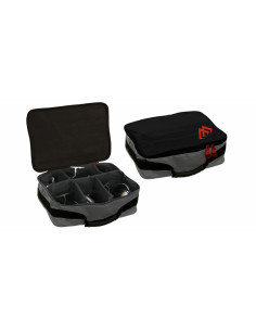 Geanta Pentru Mulinete Mikado, Negru, 6 Compartimente, 38x29x13cm