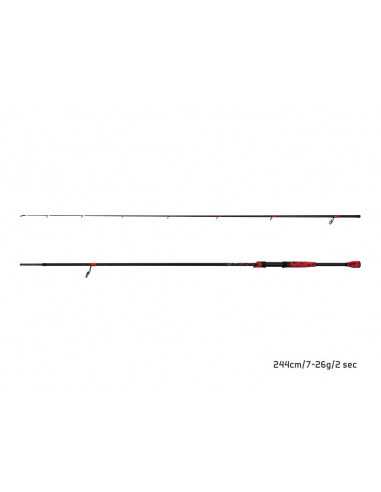 Lanseta Delphin RedCODE, 2.44m, 7-26g, 2buc