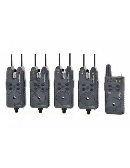 Set Avertizor Carp Pro Flapper Camou, 4+1 Set Avertizor Carp Pro Flapper Camou, 4+1