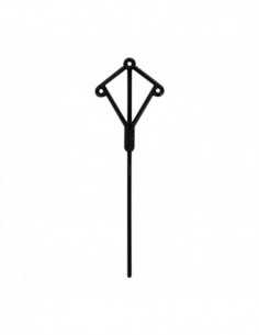 Suport Plankton Stick Carp Expert Silver, Negru, 2buc