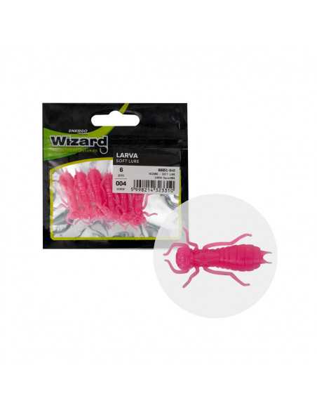 Naluca Larva Wizard Soft Lure, Culoare 004, 3.5cm, 6buc/plic Naluca Larva Wizard Soft Lure, Culoare 004, 3.5cm, 6buc/plic