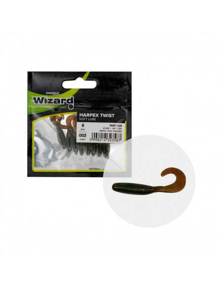 Shad Twister Wizard Harpex, Culoare 002, 4cm, 8buc/plic Shad Twister Wizard Harpex, Culoare 002, 4cm, 8buc/plic