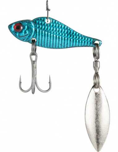 Cicada EnergoTeam Wizard ASP Spinner, Albastru, 5.5cm, 18g