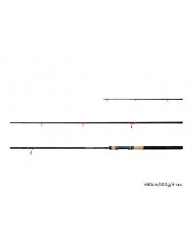 Lanseta Delphin Leeder Feeder, 3.30m, 100g, 3+2buc
