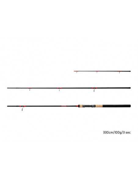 Lanseta Delphin Leeder Feeder, 3.30m, 100g, 3+2buc