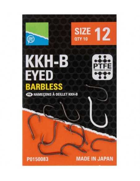 Carlige Preston KKH-B Eyed Barbless, 10buc/plic Carlige Preston KKH-B Eyed Barbless, 10buc/plic