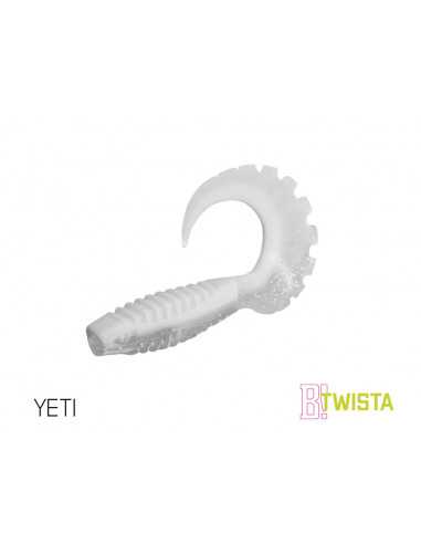Naluca Soft Delphin Twista UVs, Yeti, 10cm, 5buc/plic