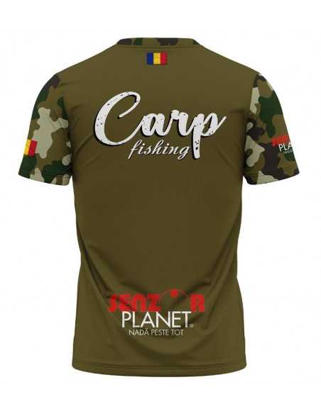 Tricou Senzor Planet Carp Fishing, Verde Tricou Senzor Planet Carp Fishing, Verde