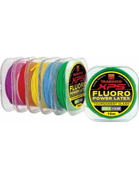 Elastic Trabucco XPS Fluoro Latex, 1.60mm, Albastru, 7.5m Elastic Trabucco XPS Fluoro Latex, 1.60mm, Albastru, 7.5m