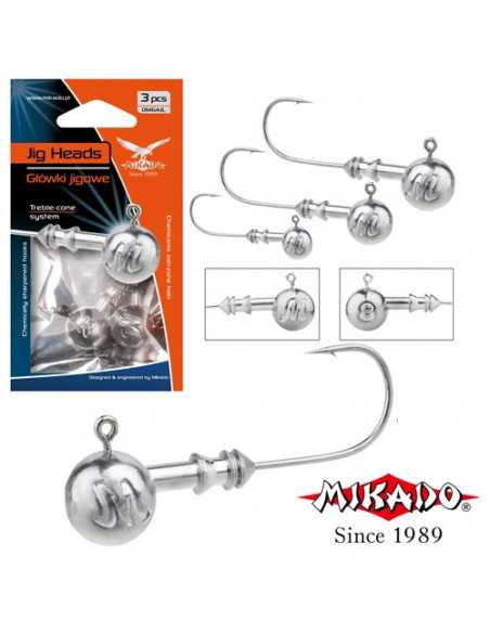 Cap Jig Mikado Aberdeen Jig BN, 15g, Marime 4/0, 3buc/plic Cap Jig Mikado Aberdeen Jig BN, 15g, Marime 4/0, 3buc/plic