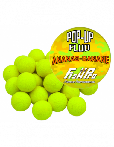 Pop-up Fish Pro, Yellow Ananas-Banane, 15mm, 40g