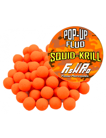 Pop-up Fish Pro, Orange Squid-Krill, 12mm, 40g