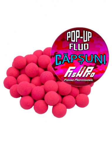Pop-up Fish Pro, Pink Capsuni, 12mm, 40g
