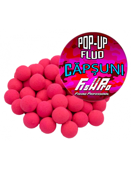 Pop-up Fish Pro, Pink Capsuni, 12mm, 40g