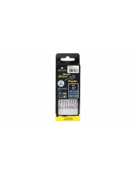 Carlige Legate Mikado, Ac Momeala, Carlig Nr.8, Fir Textil 0.14mm, 10cm, 8buc/set