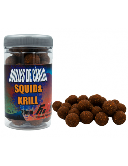 Boilies De Carlig Fish Pro, Squid & Krill, 20mm, 150g