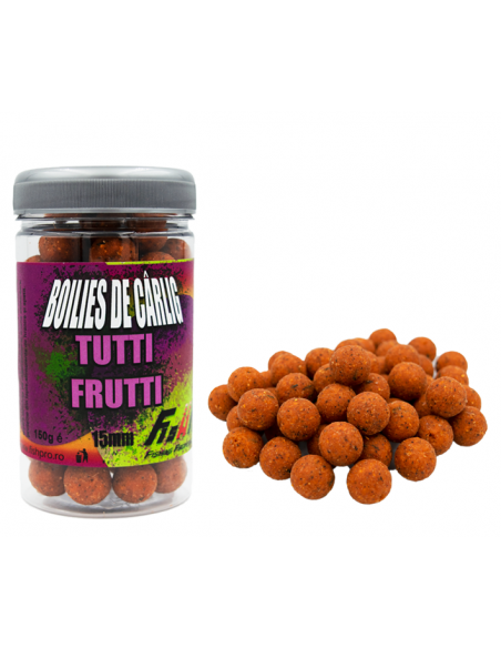 Boilies De Carlig Fish Pro, Tutti Frutti, 15mm, 150g
