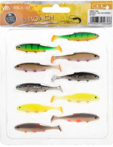 Shad Mikado Real Fish, Culoare Mix, 5cm, 10buc/set