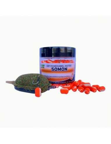 Wafters MG Special Carp Soft Feeder Dumbell, Somon, 8mm, 40g