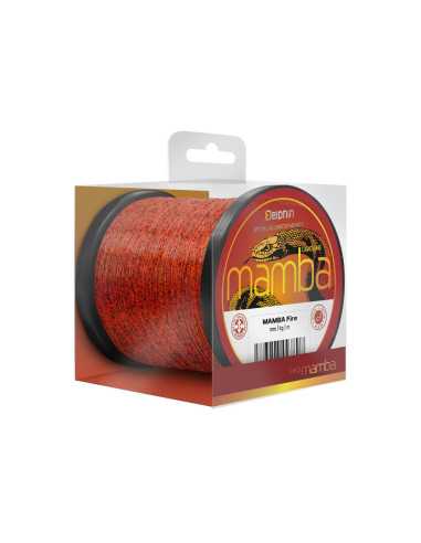 Fir Monofilament Delphin MAMBA Carp, Fire, 1200m