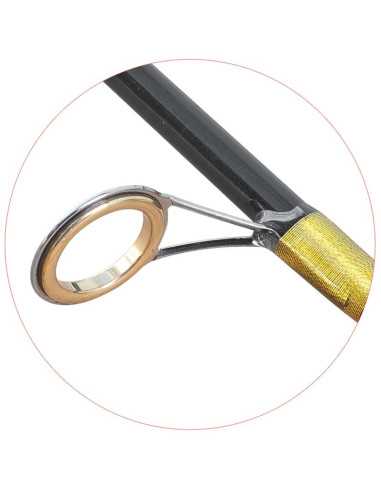 Lanseta spinning fibra de carbon Baracuda Merlin, 2.70m, 30-80g, 2buc