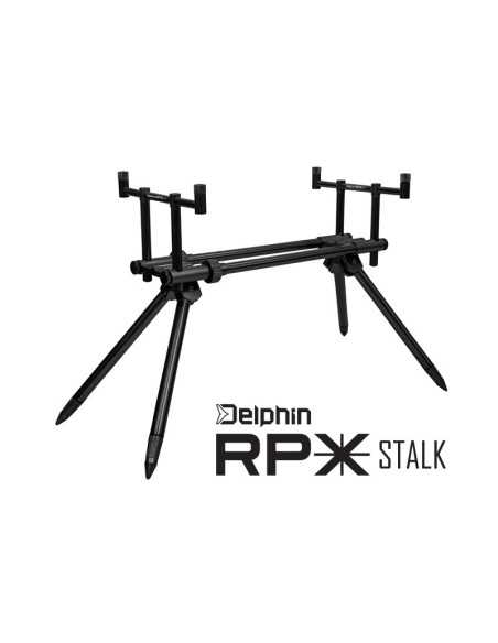 Rod Pod Aluminiu Delphin RPX Stalk BlackWay, Negru Anodizat, 2 Posturi Rod Pod Aluminiu Delphin RPX Stalk BlackWay, Negru Anodizat, 2 Posturi