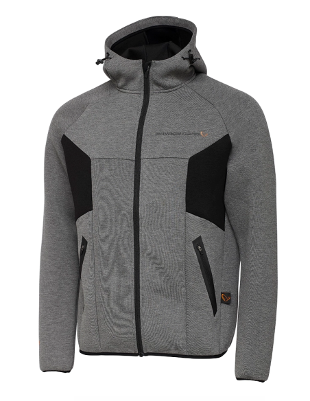 Hanorac Savage Gear Tec Foam Zip, Dark Grey Melange