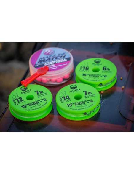 Monturi Guru Standard Hair QM1 Rigs, Nr 12, 0.19mm, 37.5cm, 8 Buc/Plic Monturi Guru Standard Hair QM1 Rigs, Nr 12, 0.19mm, 37.5cm, 8 Buc/Plic