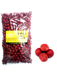 Boilies Claumar Birdfood, Tare, Capsuni, 20mm, 5kg