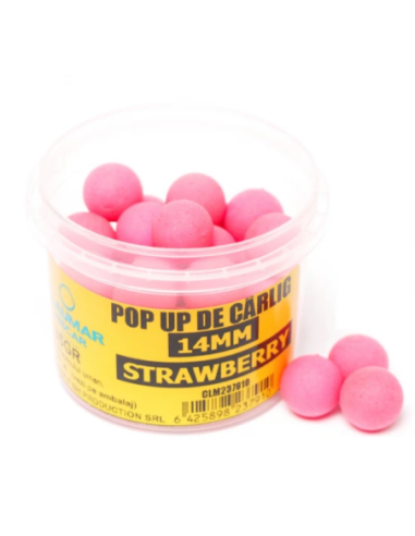 Pop-up Claumar, Strawberry, Pink, 14mm, 35g