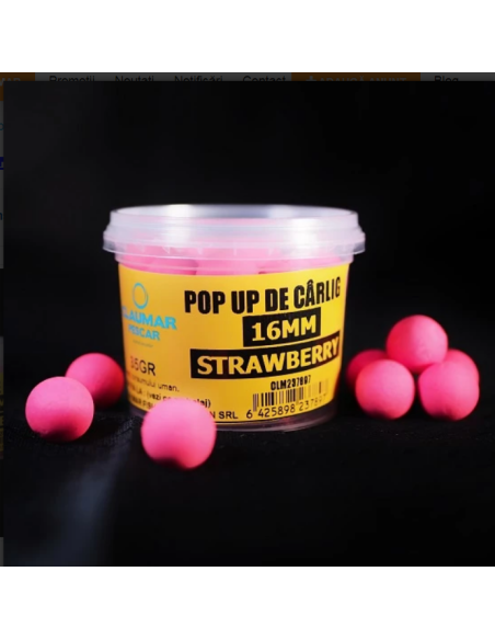 Pop-up Claumar, Strawberry, Pink, 16mm, 35g
