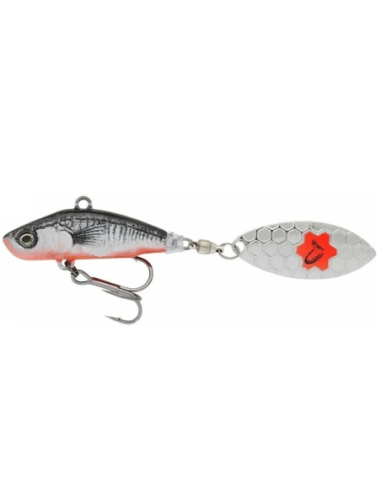 Spinnertail Savage Gear 3D Sticklebait Tail Spin, Sinking, Culoare BR, 6.5cm, 9g