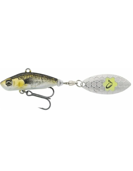 Spinnertail Savage Gear 3D Sticklebait Tail Spin, Sinking, Culoare GSA, 7.3cm, 13g