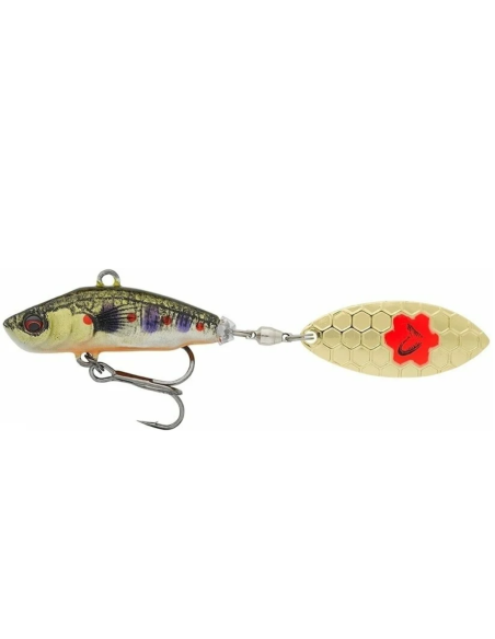 Spinnertail Savage Gear 3D Sticklebait Tail Spin, Sinking, Culoare BTS, 8cm, 18g